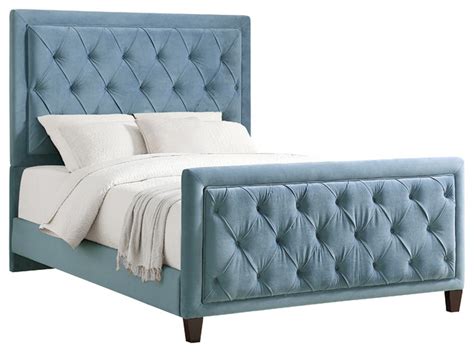 chanel tufted bed|blue tufted king bed.